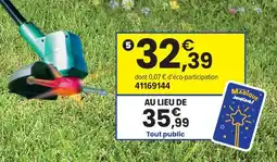 JouéClub Bosch garden coupe-bordure easycut électrique offre