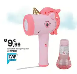 JouéClub Cap loisirs machine à bulles licorne offre