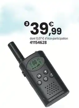 JouéClub Talkies walkies 3 km rechargeables offre
