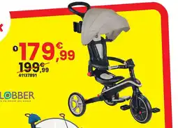 JouéClub Globber tricycle explorer 4 en 1 évolutif et pliable - taupe offre