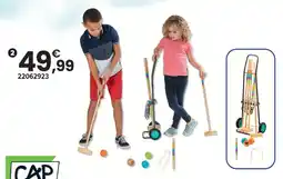 JouéClub Cap nature jeu de croquet junior 4 joueurs offre