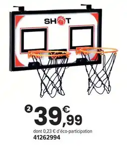 JouéClub Shot panneau de basket double offre