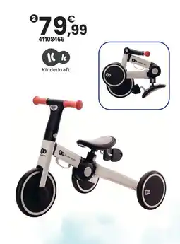 JouéClub Kinderkraft tricycle 4trike gris argent offre
