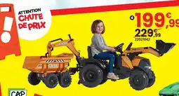 JouéClub Case tractopelle à pédales offre