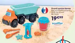 La Grande Récré Écoiffier grand camion benne offre