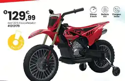 JouéClub Injusa moto cross runruntoys dirt 6 v lithium offre