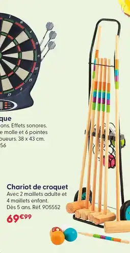 La Grande Récré Chariot de croquet offre