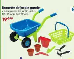 La Grande Récré Brouette de jardin garnie offre