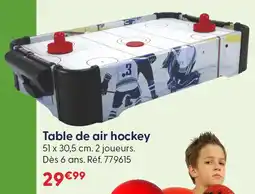 La Grande Récré Table de air hockey offre