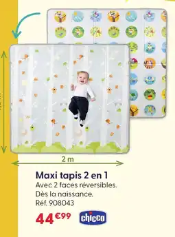 La Grande Récré Chicco maxi tapis 2 en 1 offre