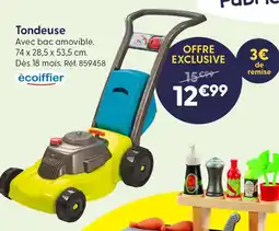 La Grande Récré Ecoiffier tondeuse offre