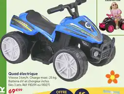 La Grande Récré Quad électrique offre