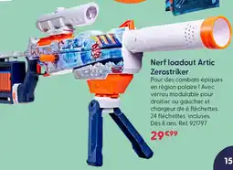 La Grande Récré Nerf loadout artic zerostriker offre
