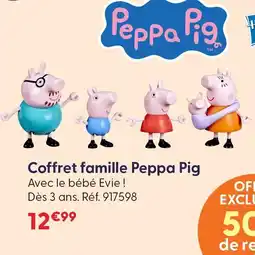 La Grande Récré Peppa pig coffret famille peppa pig offre