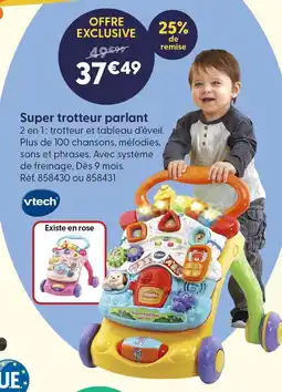 La Grande Récré Vtech super trotteur parlant offre