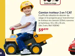 La Grande Récré Cat camion trotteur 2 en 1 offre