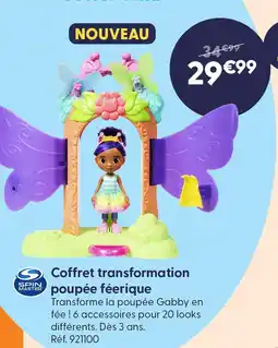 La Grande Récré Spin master coffret transformation poupée féerique offre