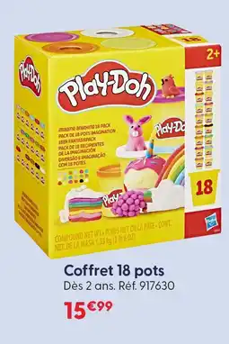 La Grande Récré Play-doh coffret 18 pots offre