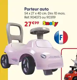 La Grande Récré Smoby porteur auto offre
