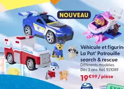 La Grande Récré Spin master véhicule et figurine la pat' patrouille search & rescue - police offre