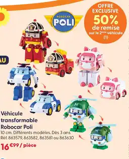 La Grande Récré Robocar poli véhicule transformable offre