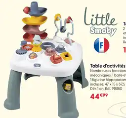 La Grande Récré Little smoby table d'activités offre