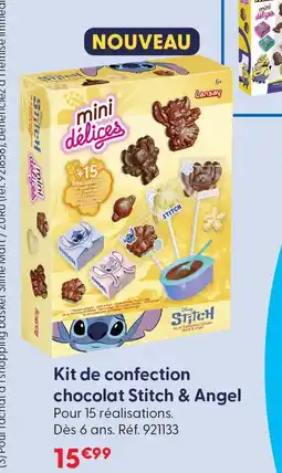La Grande Récré Lansay kit de confection chocolat stitch & angel offre