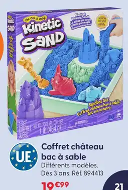 La Grande Récré Coffret château bac à sable offre
