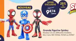 La Grande Récré Grande figurine spidey offre
