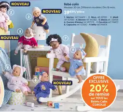 La Grande Récré Corolle bébé calin marius offre