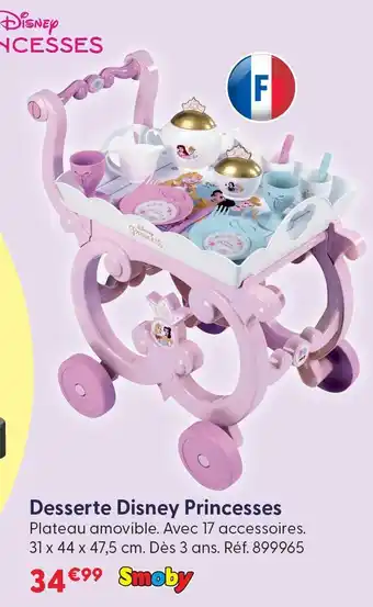 La Grande Récré Smoby desserte disney princesses offre