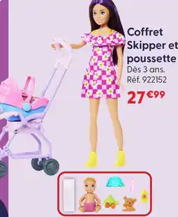 La Grande Récré Coffret skipper et poussette offre