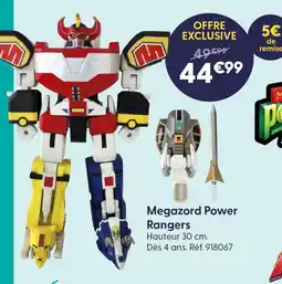 La Grande Récré Power rangers megazord offre