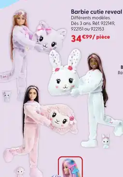 La Grande Récré Barbie cutie reveal offre