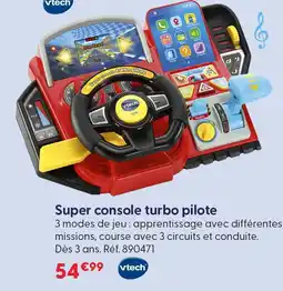 La Grande Récré Vtech super console turbo pilote offre