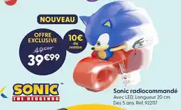 La Grande Récré Sonic the hedgehog sonic radiocommandé offre