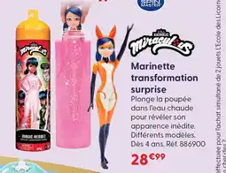 La Grande Récré Miraculous marinette transformation surprise offre