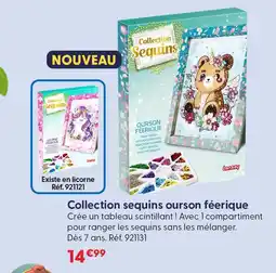 La Grande Récré Lansay collection sequins ourson féerique offre