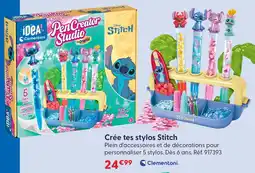 La Grande Récré Celementoni crée tes stylos stitch offre