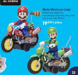 La Grande Récré Mario moto mario ou luigi offre