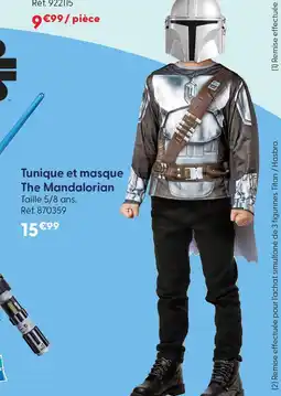 La Grande Récré Hasbro tunique et masque the mandalorian offre