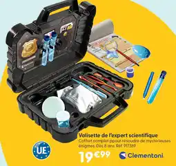 La Grande Récré Clementoni valisette de l’expert scientifique offre