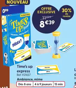 La Grande Récré Asmodee time's up express offre