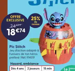 La Grande Récré Disney pic stitch offre