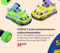 La Grande Récré Coffret 2 autos tamponneuses radiocommandées offre
