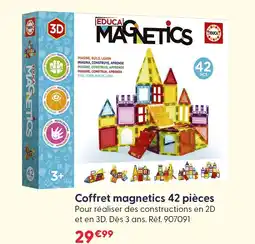 La Grande Récré Educa coffret magnetics 42 pièces offre