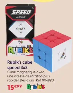 La Grande Récré Rubik's cube speed 3x3 offre