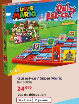 La Grande Récré Qui est-ce ? super mario offre