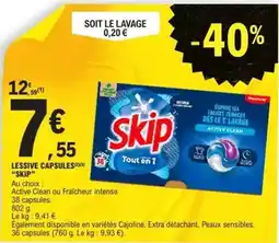 E.Leclerc Skip - lessive capsules offre