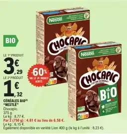 E.Leclerc Nestlé - céréales bio offre